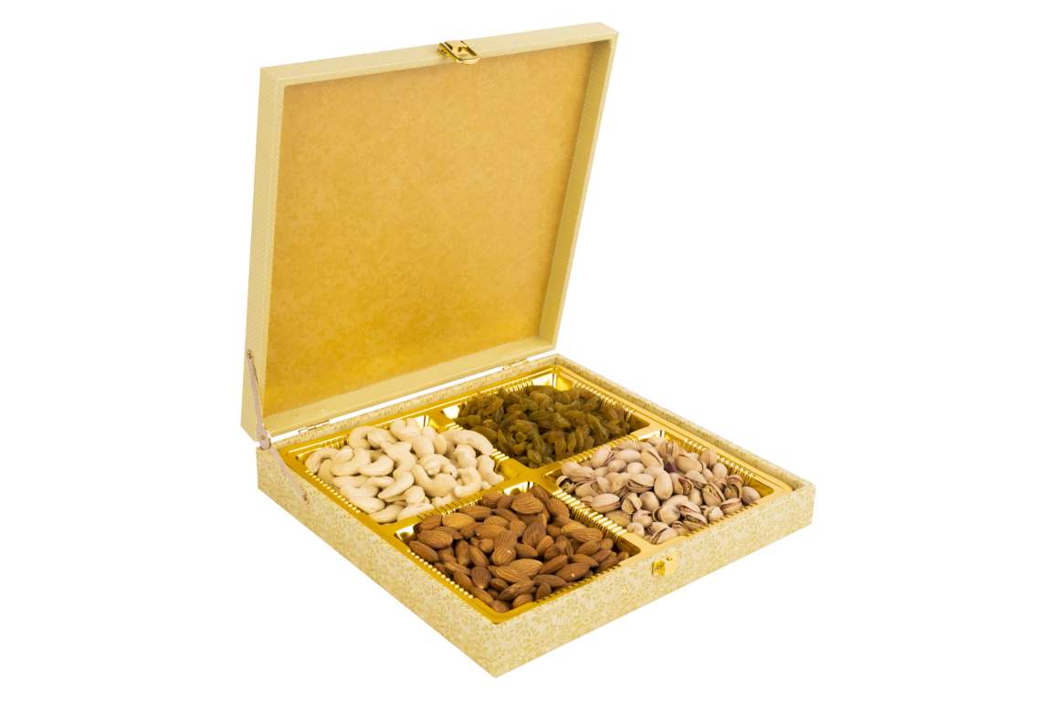 Gift Packing Box For Packaging Of Dry Fruits. Product Name - 4 Khana Dry  Fruit Box - Explore India Wholesale Gift Packing Box and | Globalsources.com